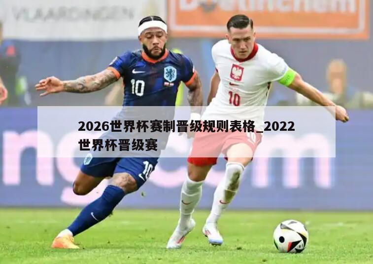 2026世界杯赛制晋级规则表格_2022世界杯晋级赛